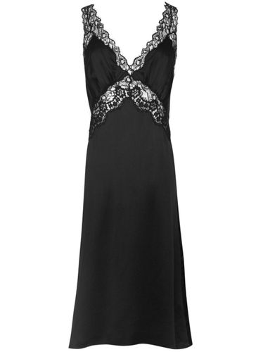 Saint Laurent Satin Short Dress - Saint Laurent - Modalova