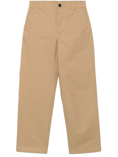 Gucci Web Detail Cotton Trousers - Gucci - Modalova