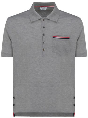 Thom Browne Rwb Cotton Polo Shirt - Thom Browne - Modalova