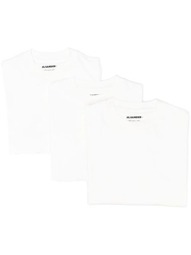 JIL SANDER PLUS Logo Cotton T-Shirt - JIL SANDER PLUS - Modalova