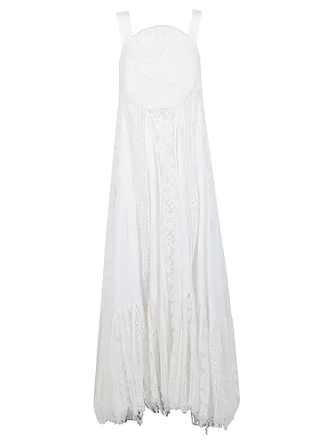 Cotton Long Dress - LOEWE PAULA'S IBIZA - Modalova