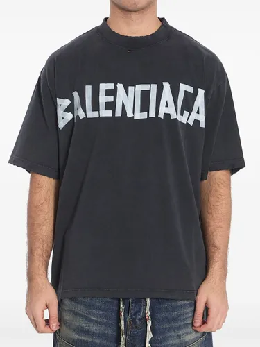 Balenciaga Tape Type Cotton T-Shirt - Balenciaga - Modalova