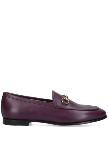 Gucci Jordaan Leather Loafers - Gucci - Modalova