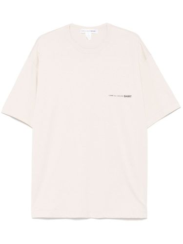 Cotton T-Shirt With Print - COMME DES GARÇONS SHIRT - Modalova