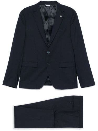 Single-Breasted Two-Piece Suit - Manuel Ritz - Modalova