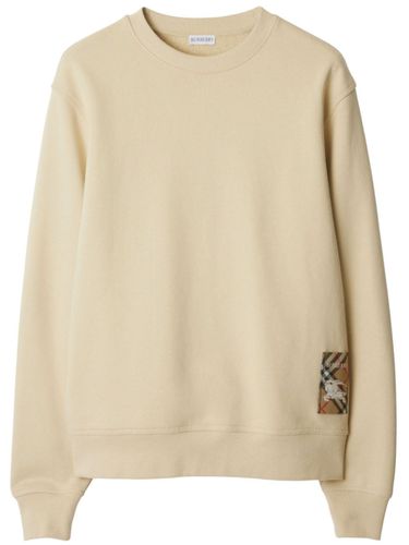Burberry Cotton Crewneck Sweatshirt - Burberry - Modalova