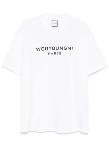 Cotton T-Shirt With Print - WOOYOUNGMI - Modalova