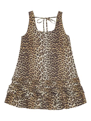 GANNI Organic Cotton Mini Dress - GANNI - Modalova