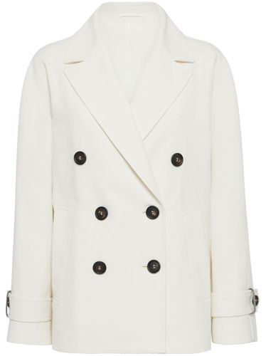 Linen And Cotton Caban - Brunello Cucinelli - Modalova