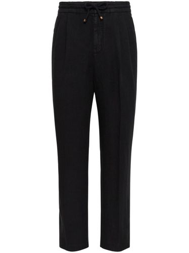 Linen Leisure Fit Trousers - Brunello Cucinelli - Modalova