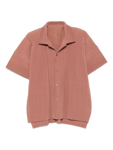 Pleated Polo Shirt - HOMME PLISSE' ISSEY MIYAKE - Modalova