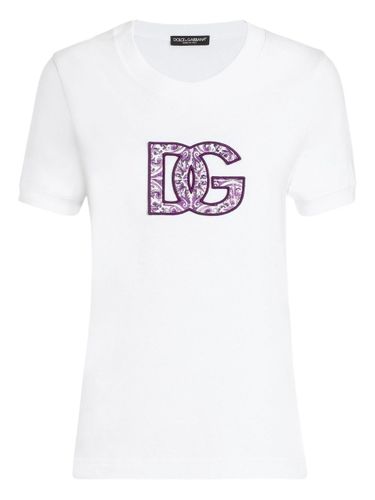 Dolce & Gabbana Logo Cotton T-Shirt - Dolce & Gabbana - Modalova