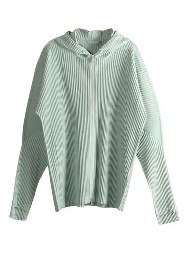 Pleated Zipped Hoodie - HOMME PLISSE' ISSEY MIYAKE - Modalova