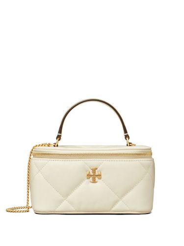 Kira Diamond Leather Vanity Case - Tory Burch - Modalova