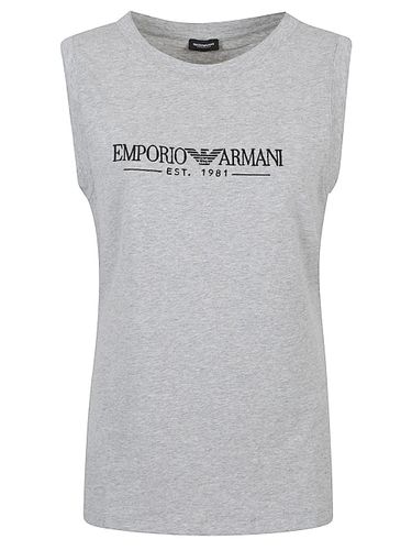 Emporio Armani Logo Cotton Tank Top - Emporio Armani - Modalova