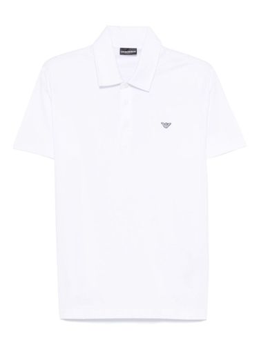 Logo Cotton Polo Shirt - Emporio Armani - Modalova