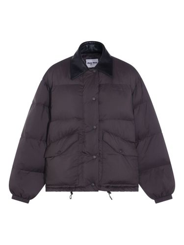 Miu Miu Nylon Down Jacket - Miu Miu - Modalova