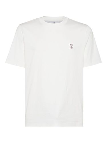 Logo Cotton T-Shirt - Brunello Cucinelli - Modalova