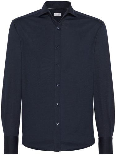 Silk And Cotton Blend Shirt - Brunello Cucinelli - Modalova