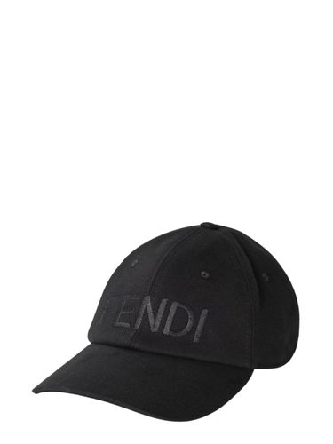 Fendi Cotton Baseball Cap - Fendi - Modalova