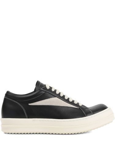 Rick Owens Leather Sneakers - Rick Owens - Modalova