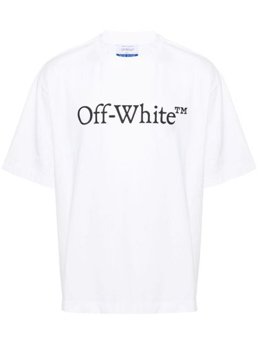 Off Big Bookish Cotton T-Shirt - Off White - Modalova