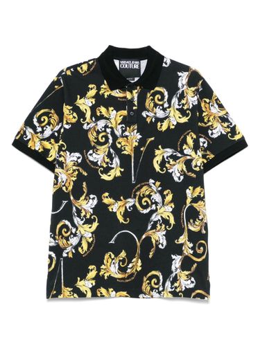 Polo With Baroccoflage Print - VERSACE JEANS COUTURE - Modalova