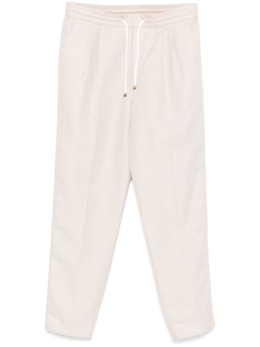 Linen Blend Drawstring Trousers - Brunello Cucinelli - Modalova