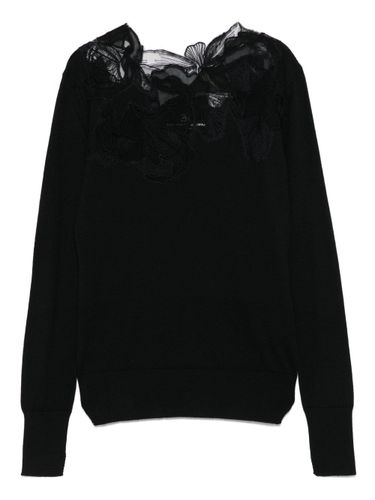 Wool Turtle Neck Sweater - Ermanno Scervino - Modalova