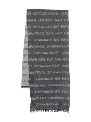 Emporio Armani Wool Blend Scarf - Emporio Armani - Modalova