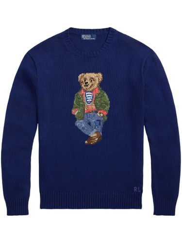 Cotton Sweater With Print - POLO RALPH LAUREN - Modalova