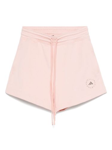 Logo Cotton Shorts - Adidas By Stella McCartney - Modalova