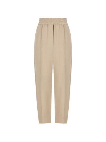 Linen Blend Trousers - Brunello Cucinelli - Modalova