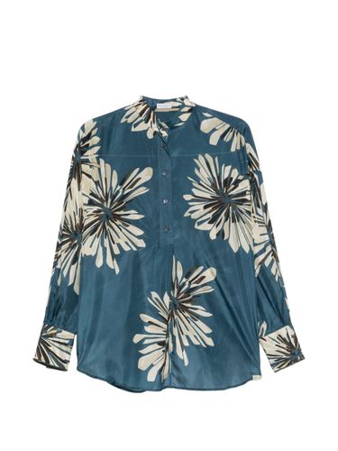 Printed Silk Shirt - Brunello Cucinelli - Modalova