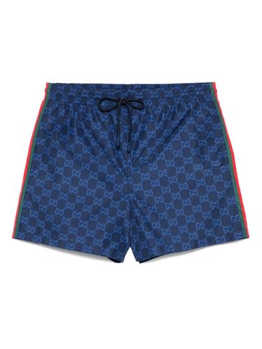 Gucci Technical Poplin Swim Trunks - Gucci - Modalova