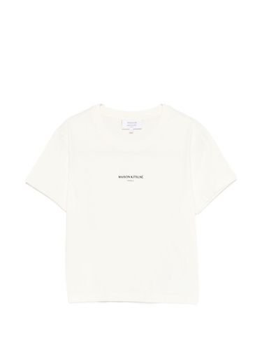MAISON KITSUNE' Logo Cotton T-Shirt - MAISON KITSUNE' - Modalova
