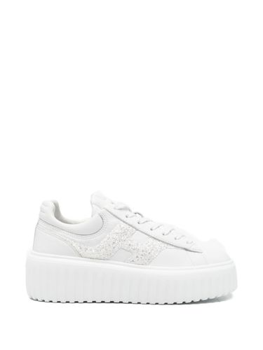 Hogan H-Stripes Leather Sneakers - Hogan - Modalova