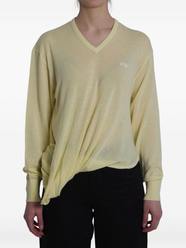 Loewe Wool V-Necked Sweater - Loewe - Modalova