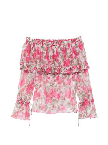 Chloé Printed Silk Top - Chloé - Modalova