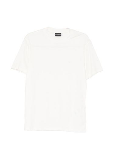 Modal And Silk Blend T-Shirt - Emporio Armani - Modalova