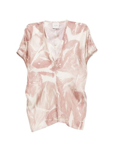 Alysi Printed Silk Blouse - Alysi - Modalova
