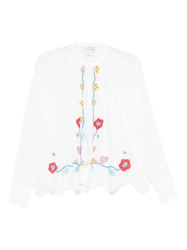 Embroidered Cotton Shirt - Forte Forte - Modalova