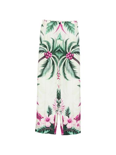 Printed Silk Trousers - FOR RESTLESS SLEEPERS - Modalova