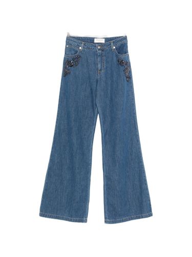 ERMANNO Flared Leg Denim Jeans - ERMANNO - Modalova
