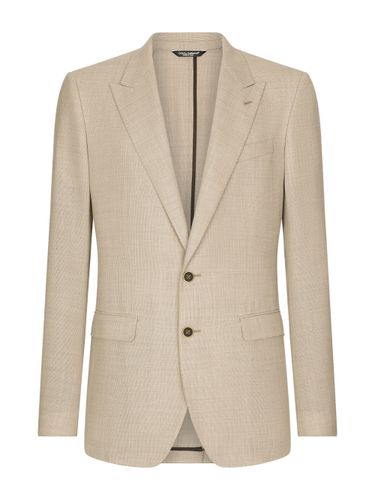 Single-Breasted Wool Jacket - Dolce & Gabbana - Modalova
