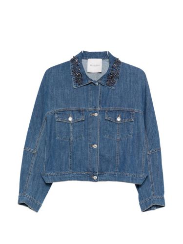 ERMANNO Embroidered Denim Jacket - ERMANNO - Modalova