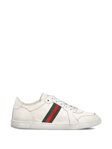 Gucci Stretch Leather Sneakers - Gucci - Modalova