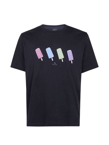 Printed Cotton T-Shirt - PS PAUL SMITH - Modalova