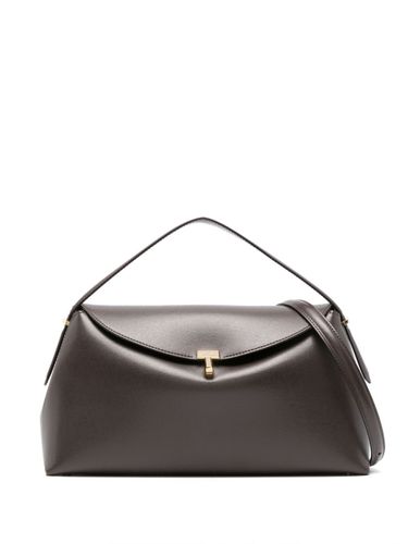 TOTEME T-Lock Leather Clutch - TOTEME - Modalova