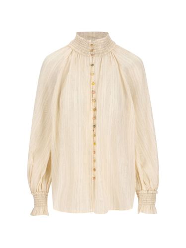 Zimmermann Aster Cotton Blouse - Zimmermann - Modalova